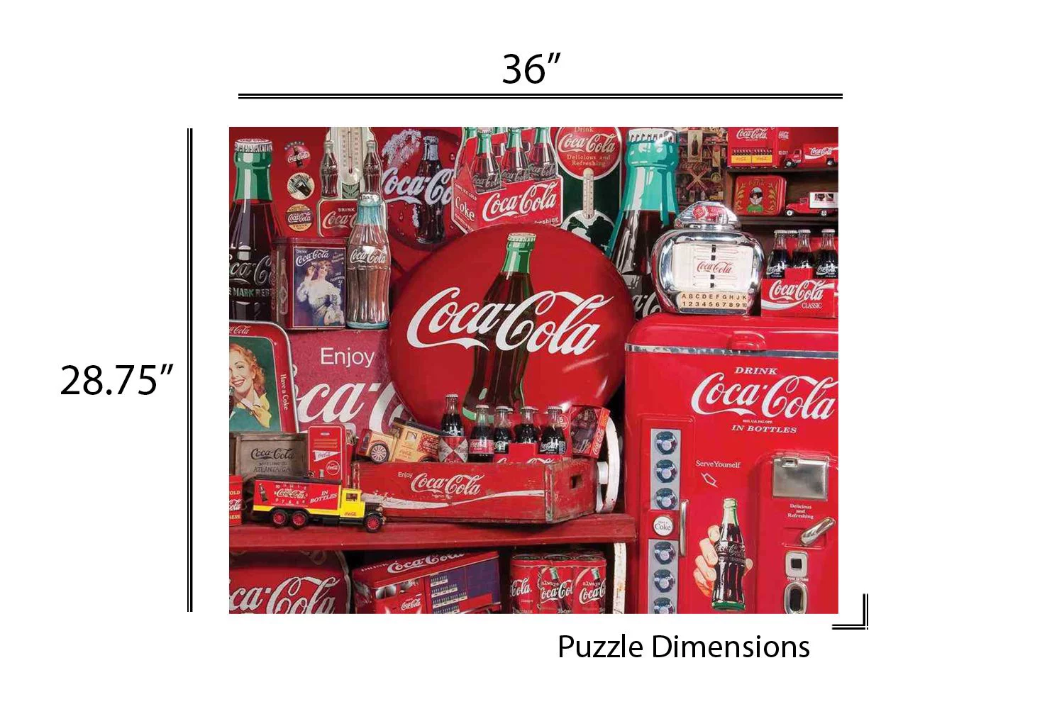 Springbok Coca-Cola Memories 1,500-Piece Jigsaw Puzzle