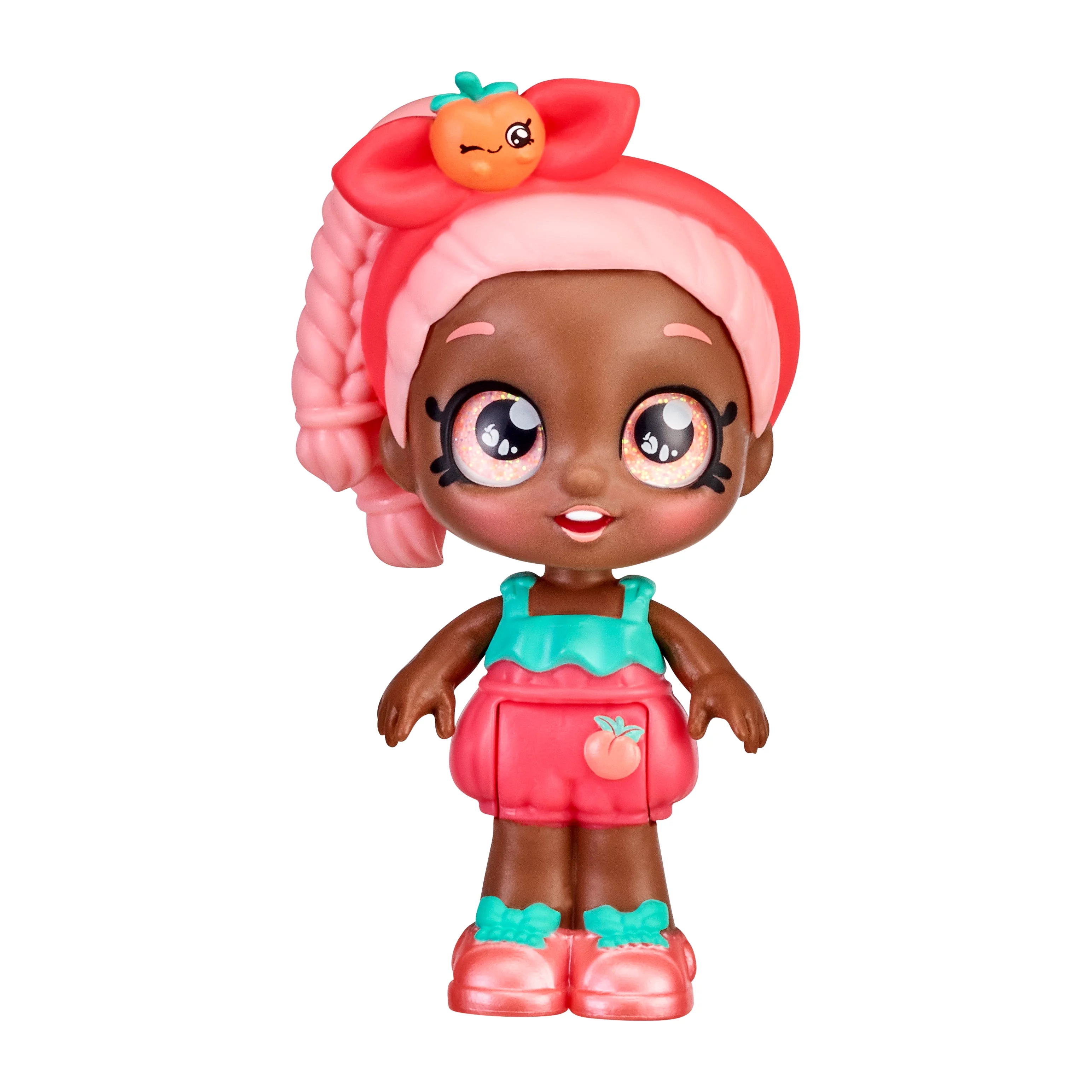 Kindi Kids Minis - Summer Peaches - Posable Bobble Head Figure 1pc