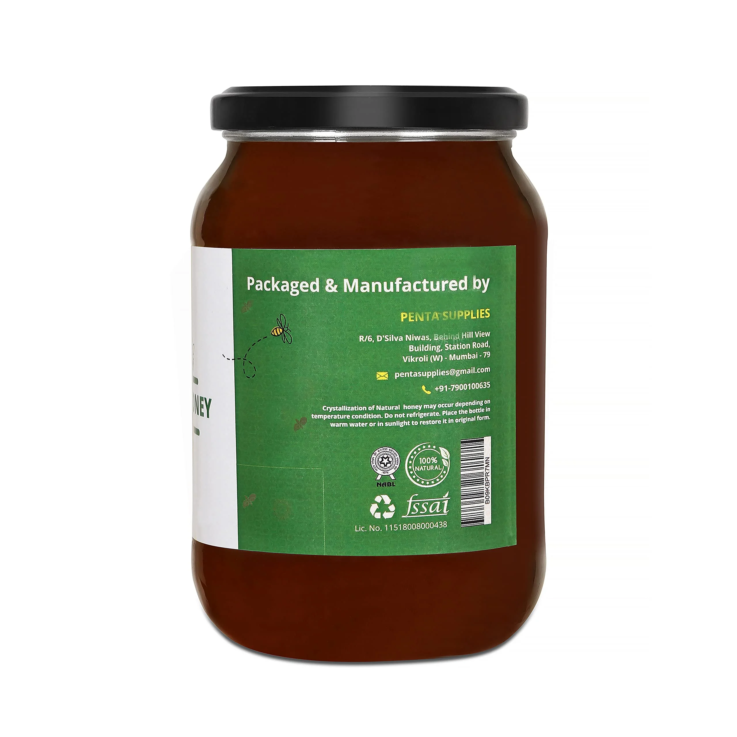 Emazing Gourmet 100% Pure Raw Tulsi Honey 1Kg