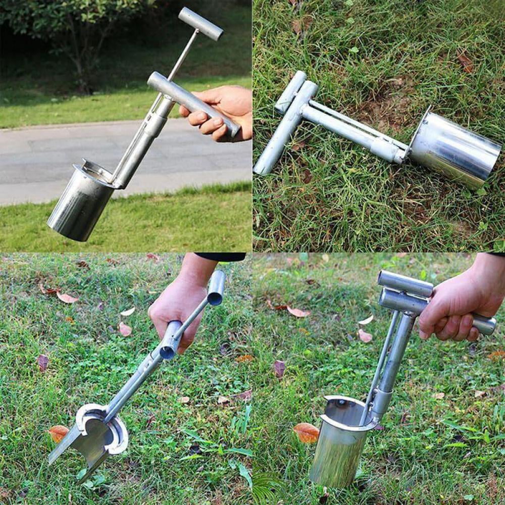 Plant and Fruit Tree Seedling Transplanter Stainless Steel Garden Planting Tool~