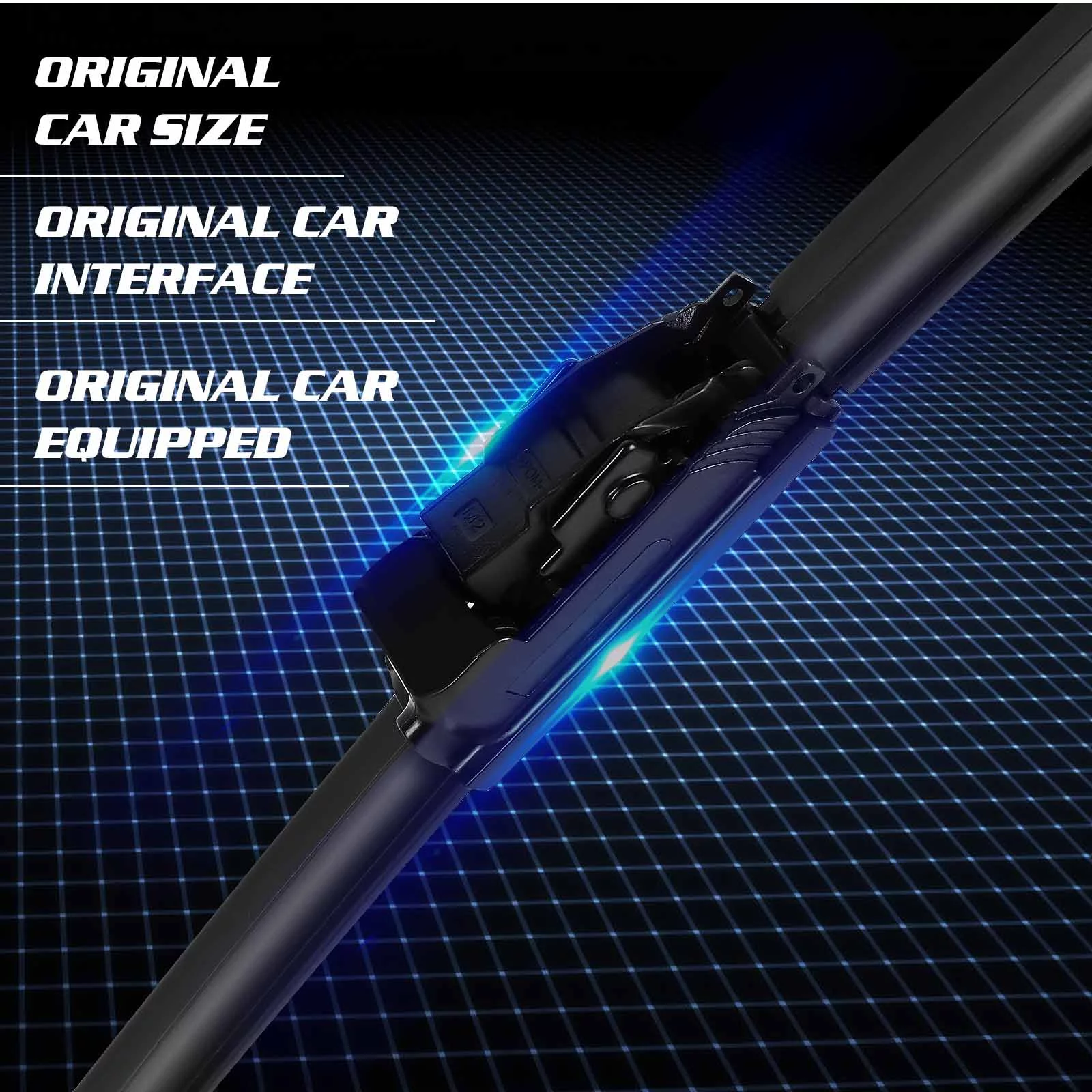 UrbanX 2-IN-1 All Seasons Water Repellency Original Equipment Replacement Wiper Blades For 2008 Toyota Camry 24