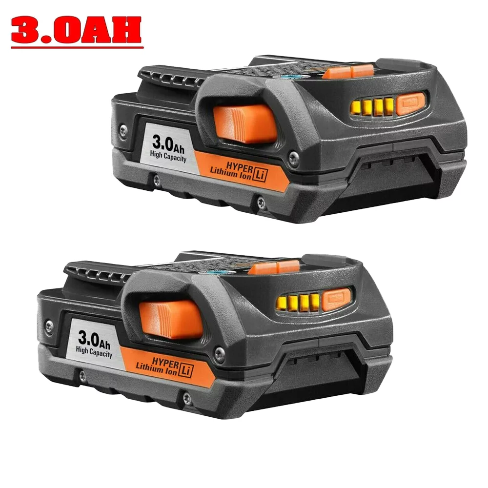 2Pack 18 Volt Hyper Lithium Battery For Ridgid 18V R840087 R840085 Rigid 18V Tools
