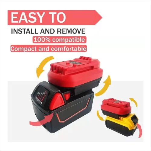 Battery Adapter for DeWalt 20V Milwaukee 18V Li-ion Battery  to for Craftsman New 20V Power Tool