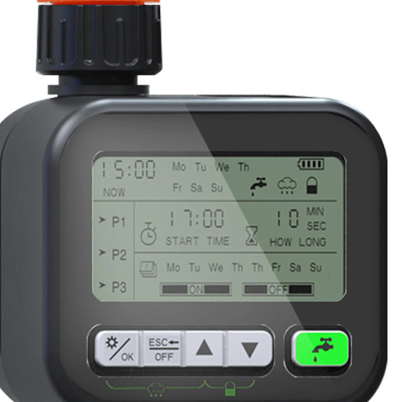 kesoto Sprinkler Timer Water Hose Timer Automatic Drip Irrigation Timer, Faucet Timer Manual Watering for Garden Backyard Yard Patio