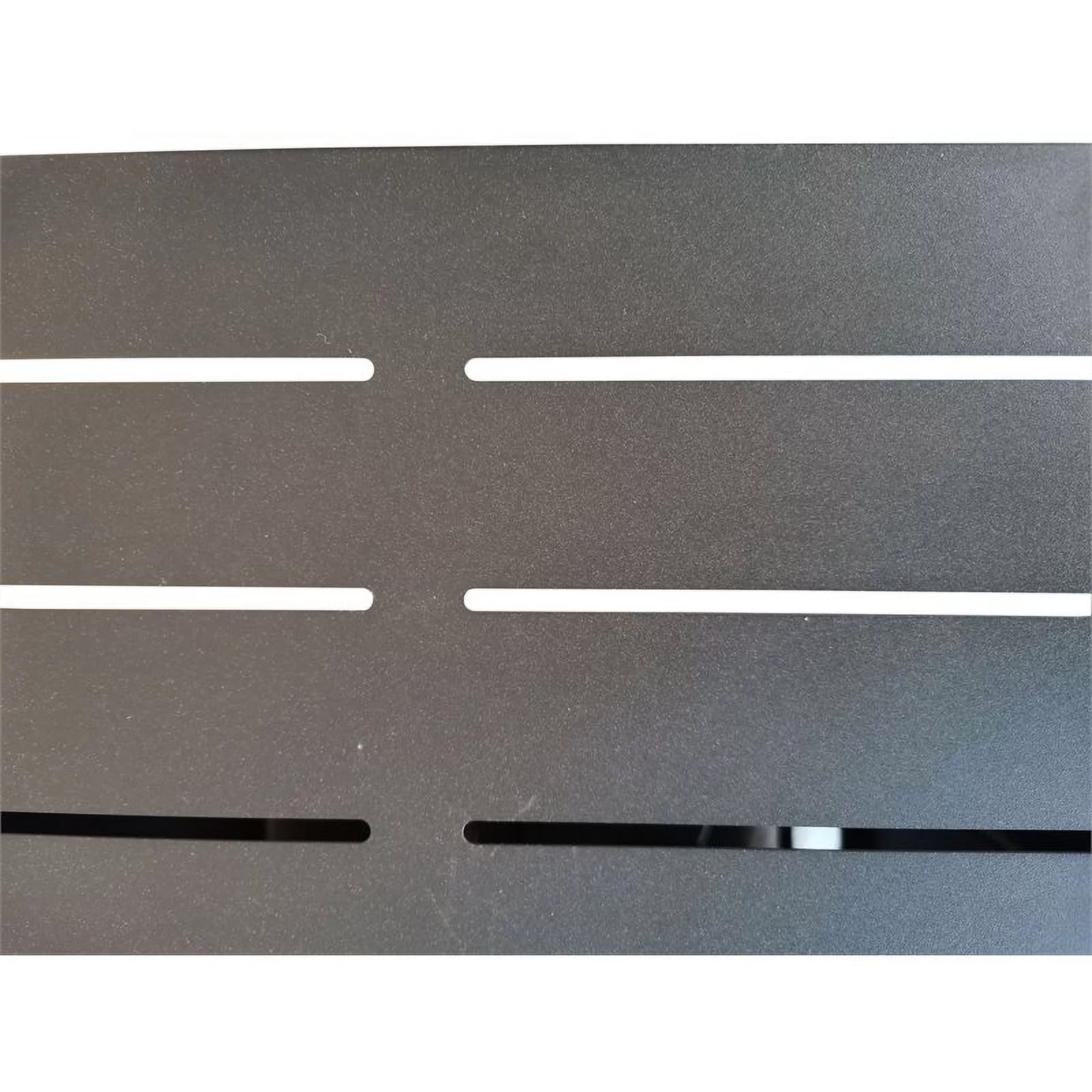 Belmont Home Jayapura Square Metal Fire Pit with Glass Rocks in Black