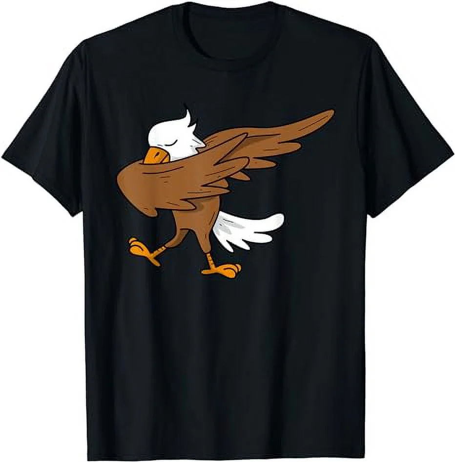 Dabbing Eagle | Large Bird America Hilarious USA Gift T-Shirt