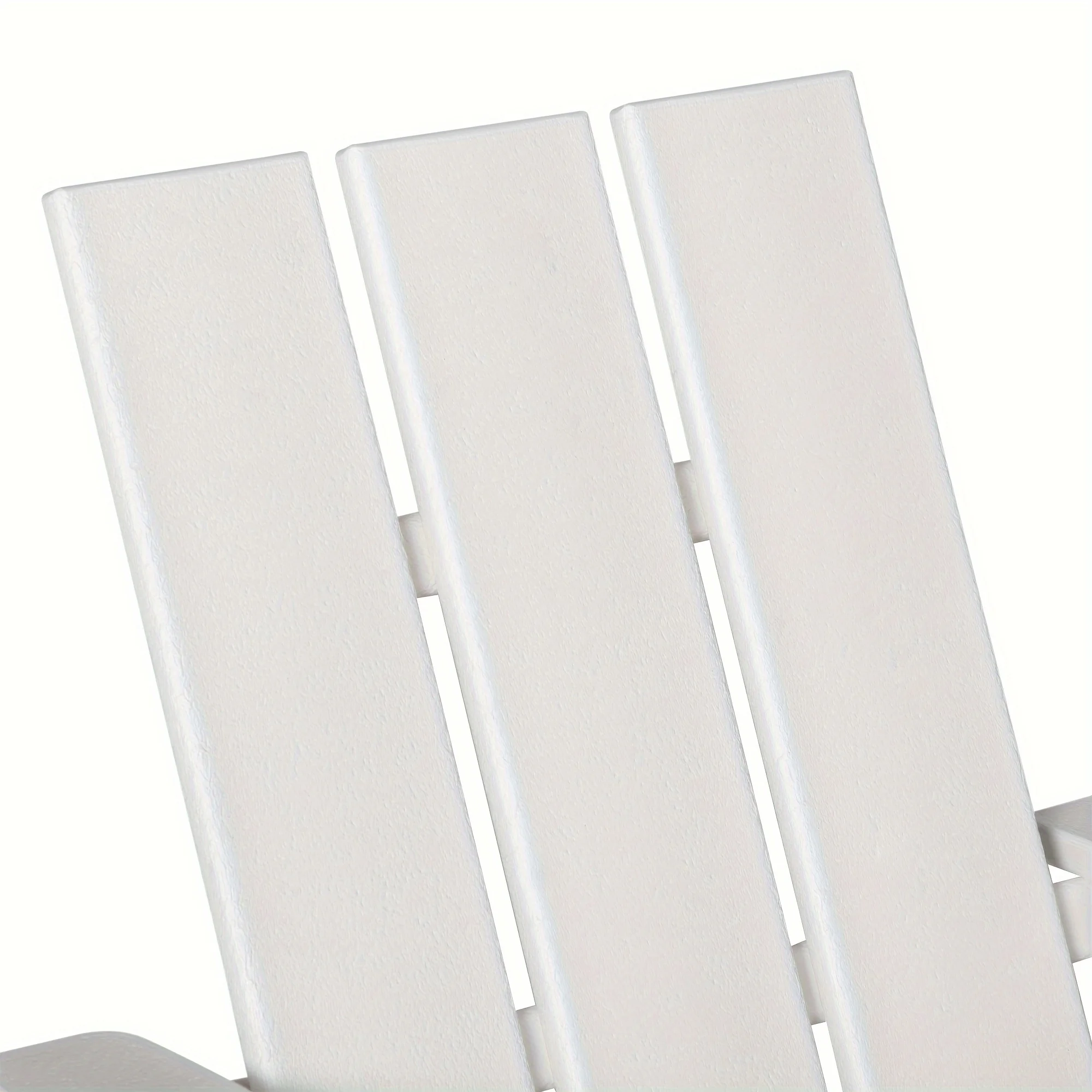 Outsunny Patio Adirondack Chair, Outdoor HDPE Fire Pit Chair, Weather Resistant Outdoor Chair with High-back, Patio Chair for Deck, Garden, Backyard, White