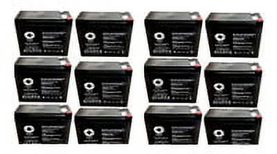 SPS Brand 12V 10Ah Replacement Battery (SG12100T2) for SLA Neuton CE6 Cordless Electric Mower (12 Pack)