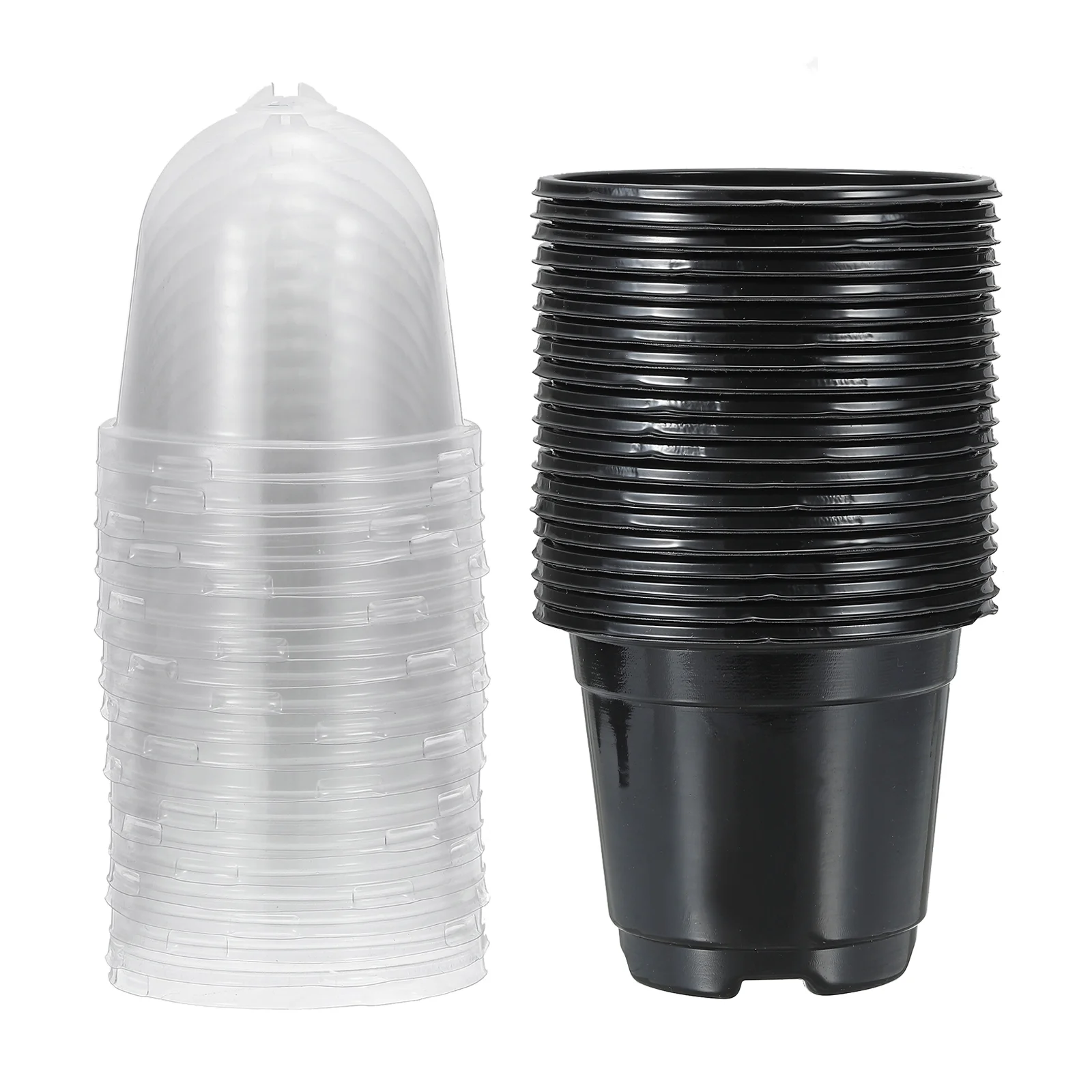 Uxcell Nursery Pots with Humidity Dome, 20 Sets 3.5