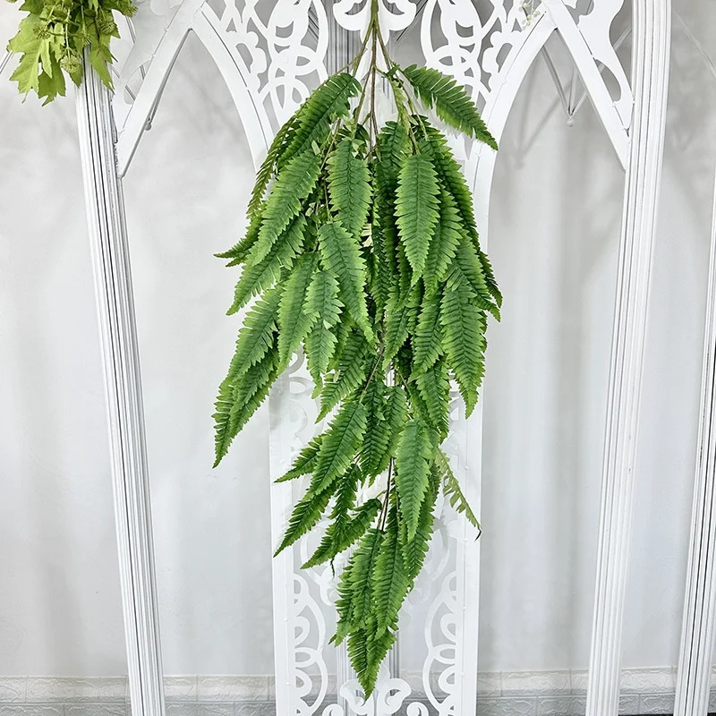 New Persian Silk Persian eucalyptus leaf wall hanging simulation plant silk printing pseudo leaves