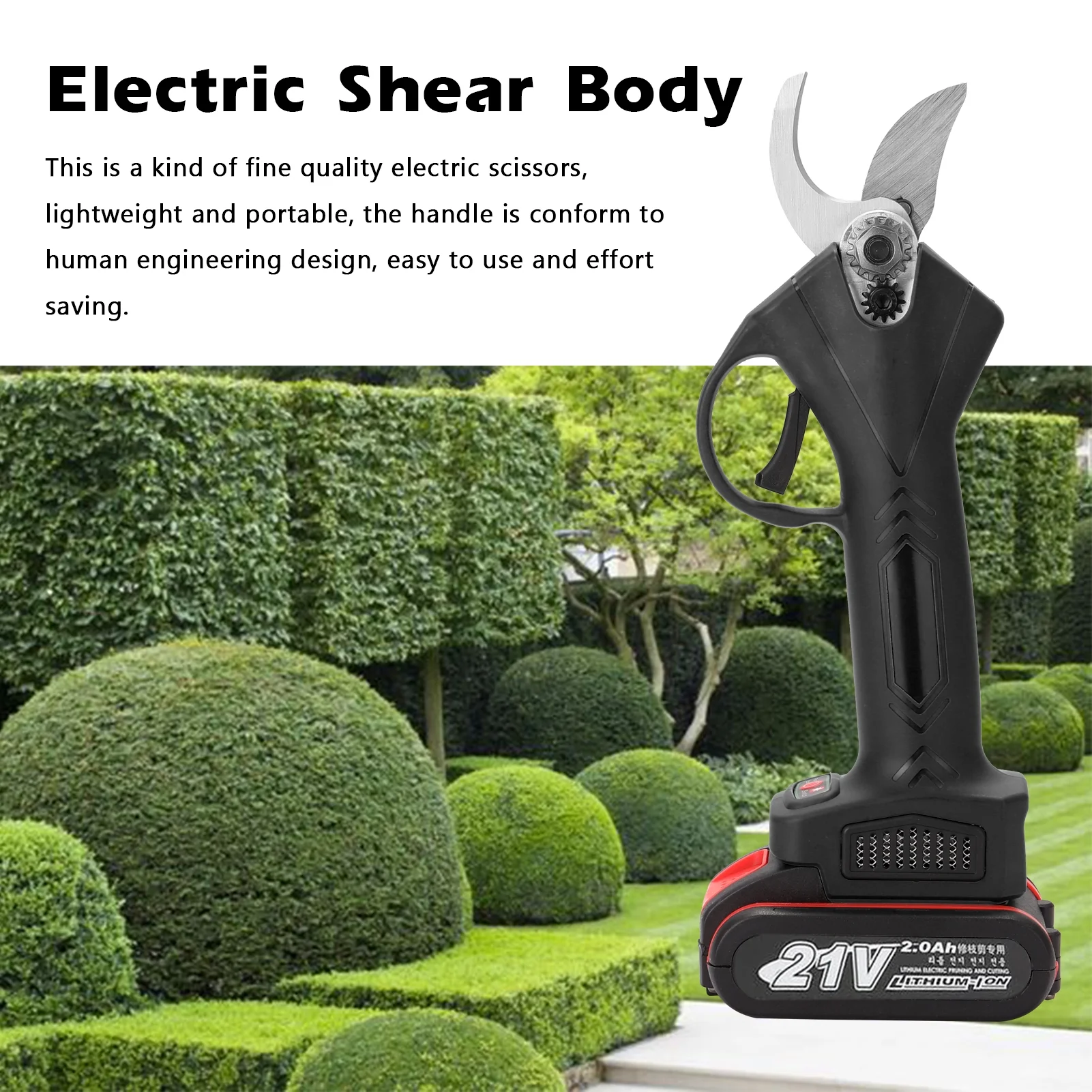 Electric Shear,Pruner Shear Janhiny La Bonsai Branches Cutter Fruit Bonsai Shear Efficient Bonsai Tool Bonsai Efficient Tool 21v