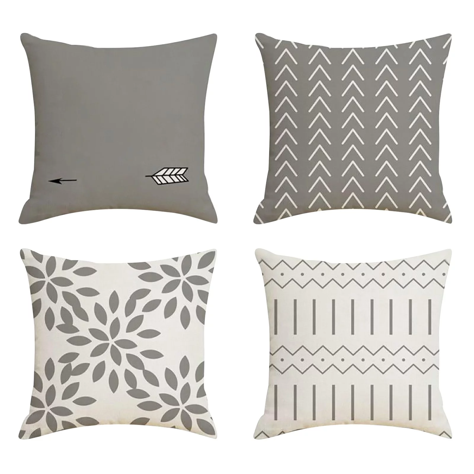 SIfdSeng Body Pillow Case Cover with Zipper Satin Simple Creative Geometry Linen Pillow Cover Home Decor Sofa Cushion Bedside Pillow White Pillow Covers Pillow Case with Zipper