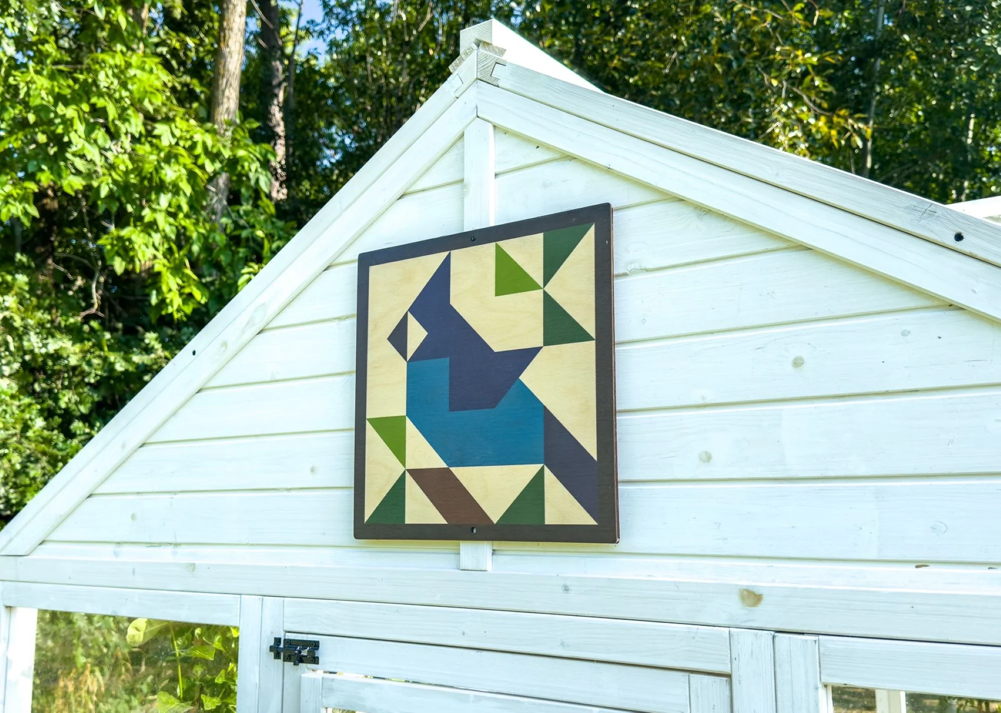 Zylina Greenhouse & Garden Art - Blue Jay Quilt