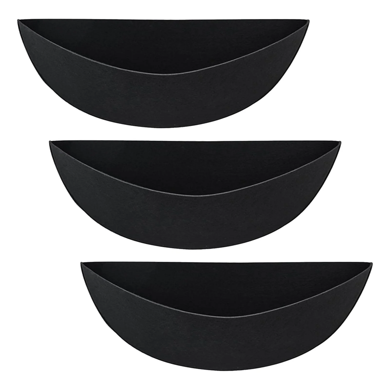 Gazechimp 3 Pieces Fabric Planter Basket Liner Foldable and Breathable Flower Basket Liner 16in