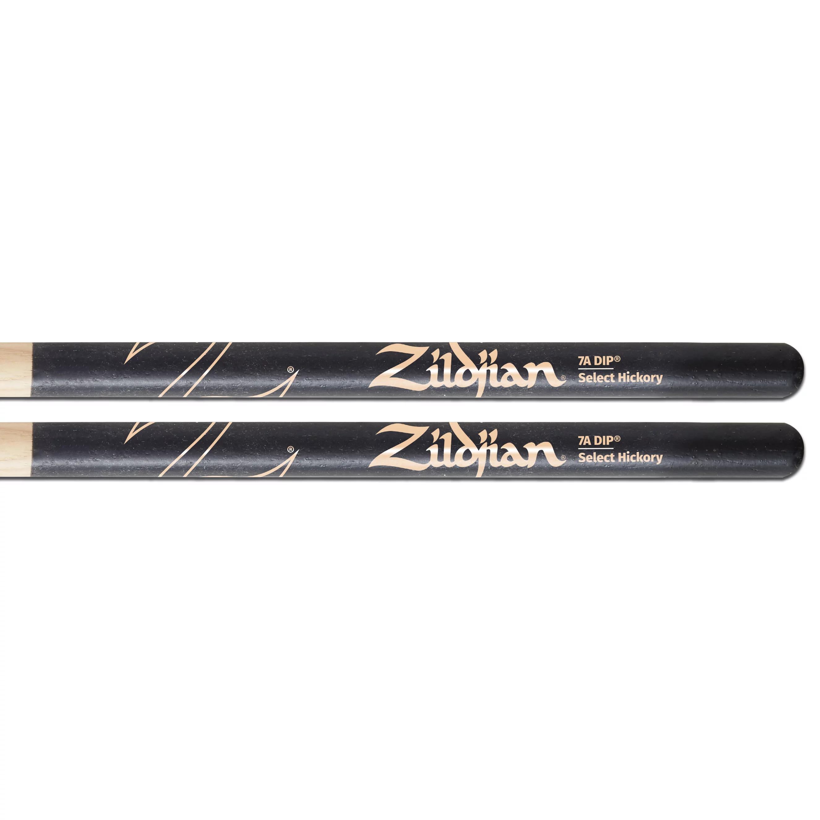 Zildjian DIP Series 7A Wood Black Drumsticks