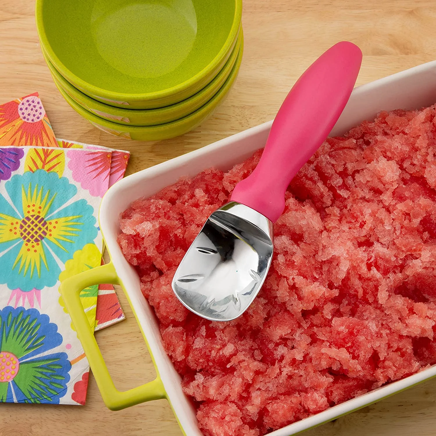 Ice Cream Scoop with Comfortable Handle, Black