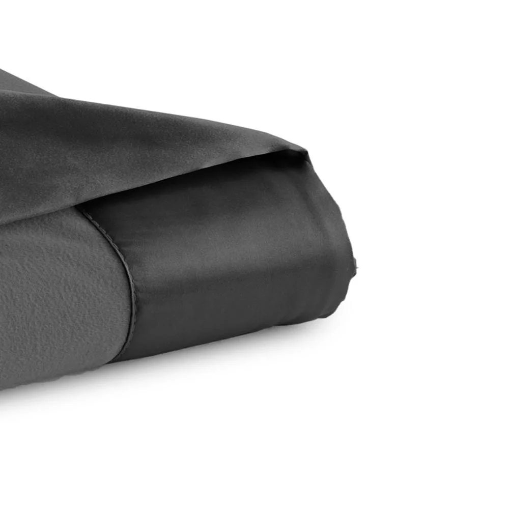 Micro Flannel All Seasons Lightweight Sheet Blanket, King, Charcoal