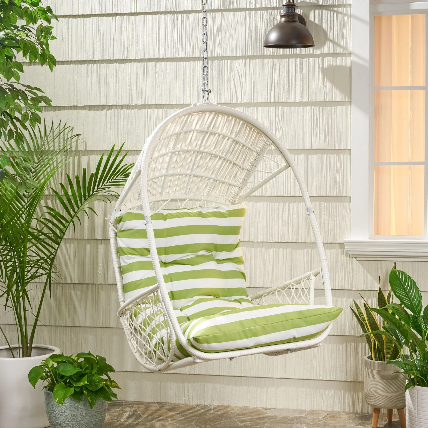 Stylish and Comfortable MALIA Hanging Chair for Indoor and Outdoor Use - Modern and Trendy Addition to Your Home or Garden - Enjoy Luxury and Style - Breathable  Durable Materials for Max