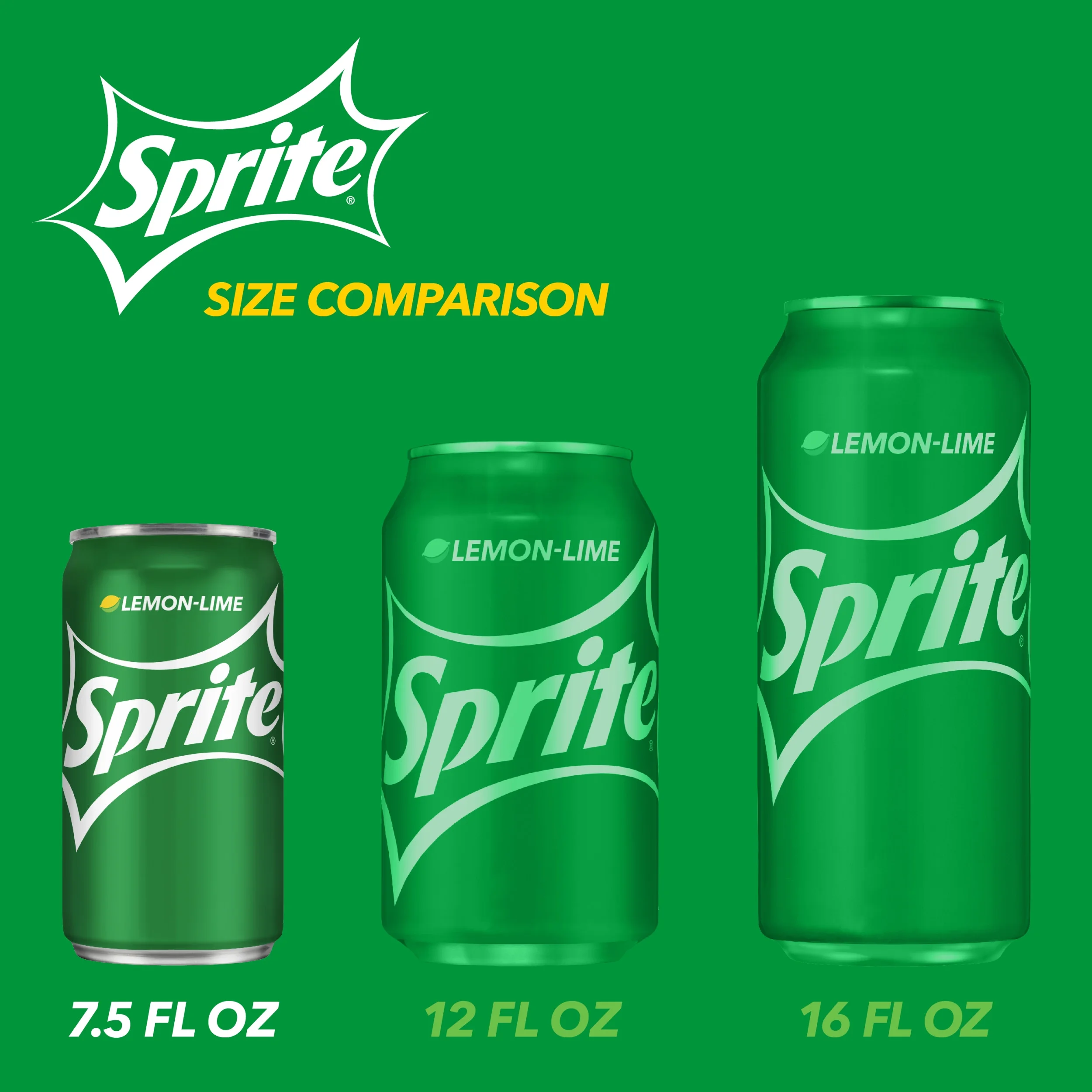 Sprite Lemon Lime Soda Soft Drinks, 7.5 fl oz, 24 Pack
