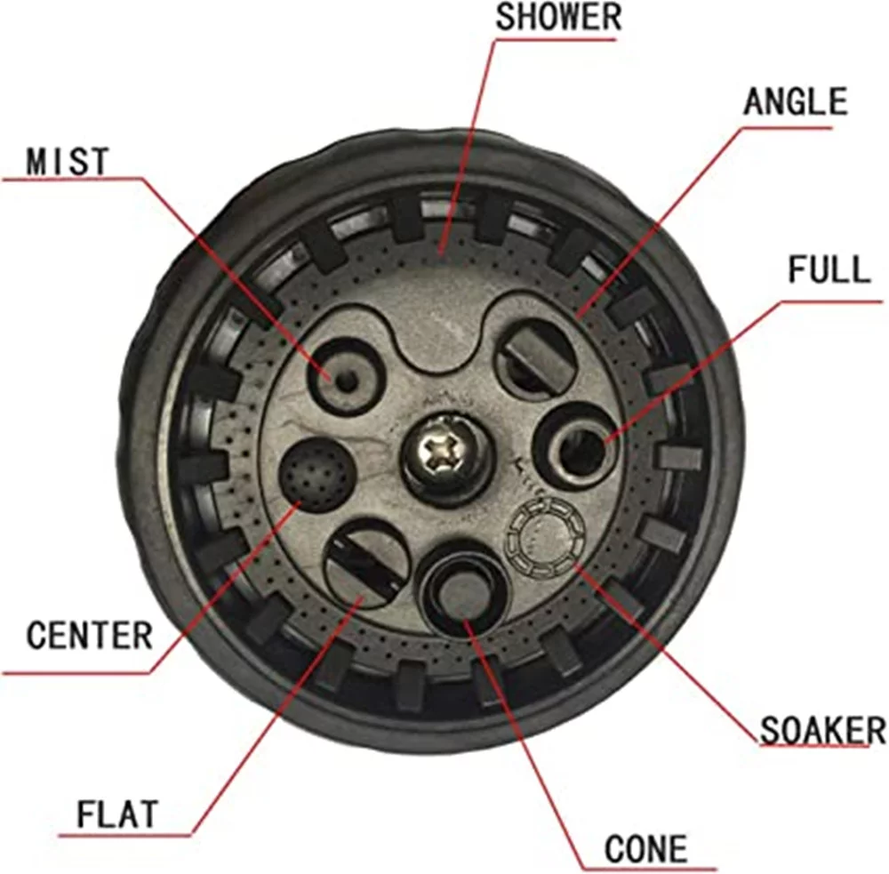 HEJULIK 50FT Gardening Watering System Tool Telescopic Hose Multifunctional Car High Pressure Car Washing Water Gun Garden Watering Kit， Mother's Day Father's Day gift