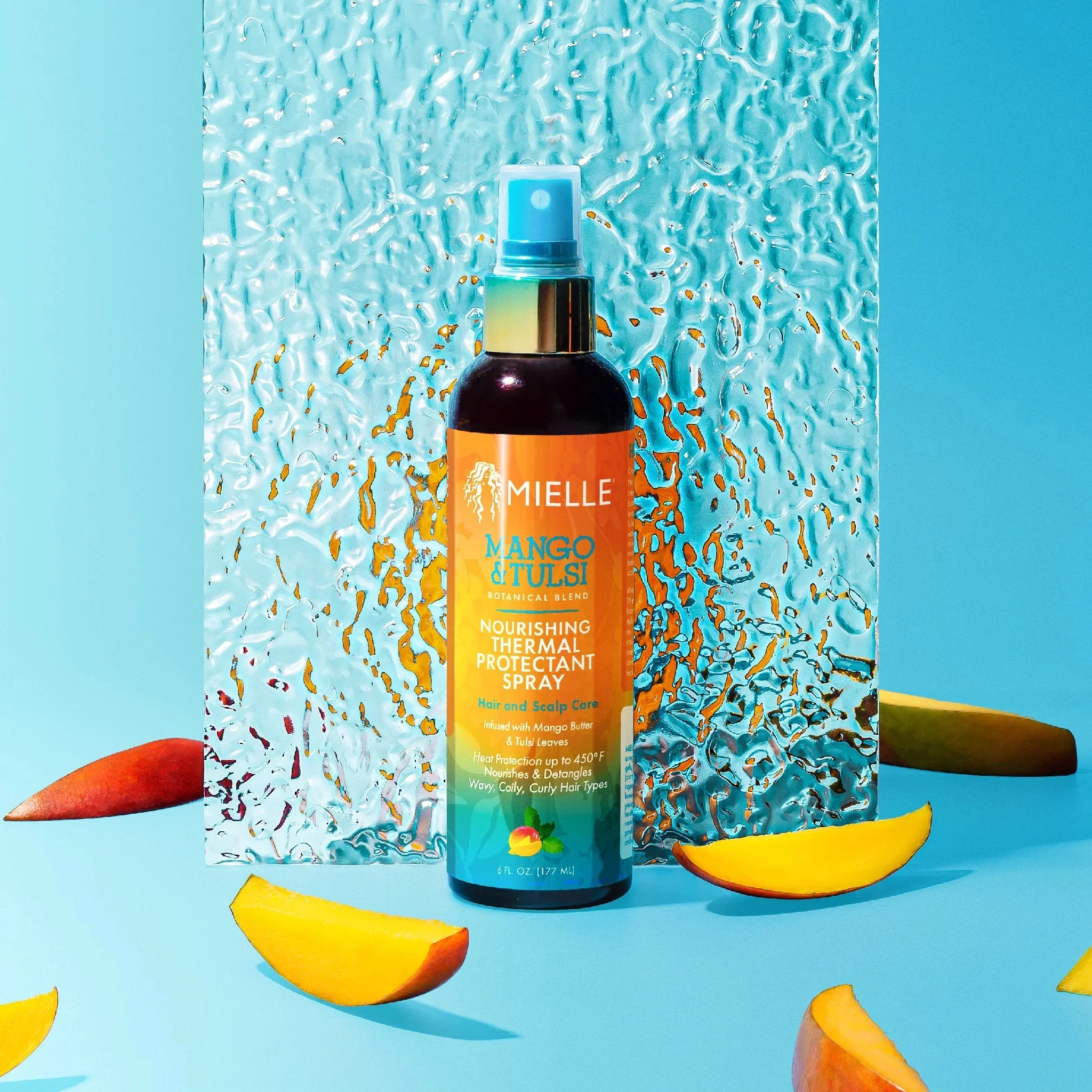 MIELLE - Mango  Tulsi Nourishing Thermal Protectant Spray