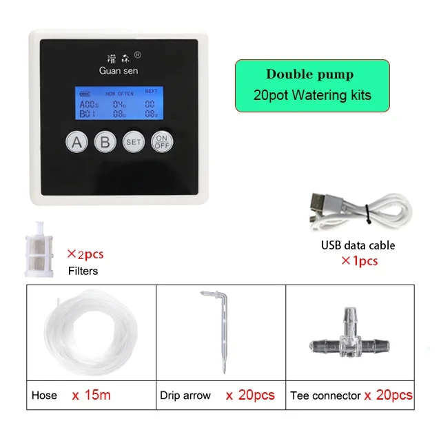 Ntelligent Drip Irrigation Water  Timer System Garden Automatic Irrigation Controller  Sprinkler Watering Device Indoor