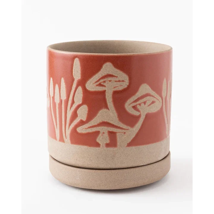 Red Mushroom Planter Pot | Planter for Plants | Mother's Day Gift