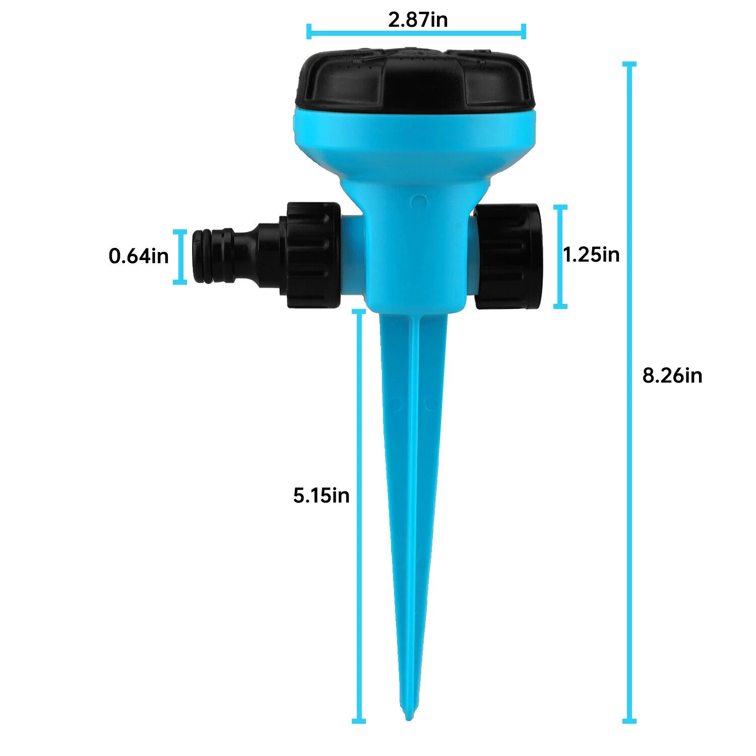 Garden Lawn Sprinkler 3Auto Spray Grass Watering Irrigation System Patio Yard