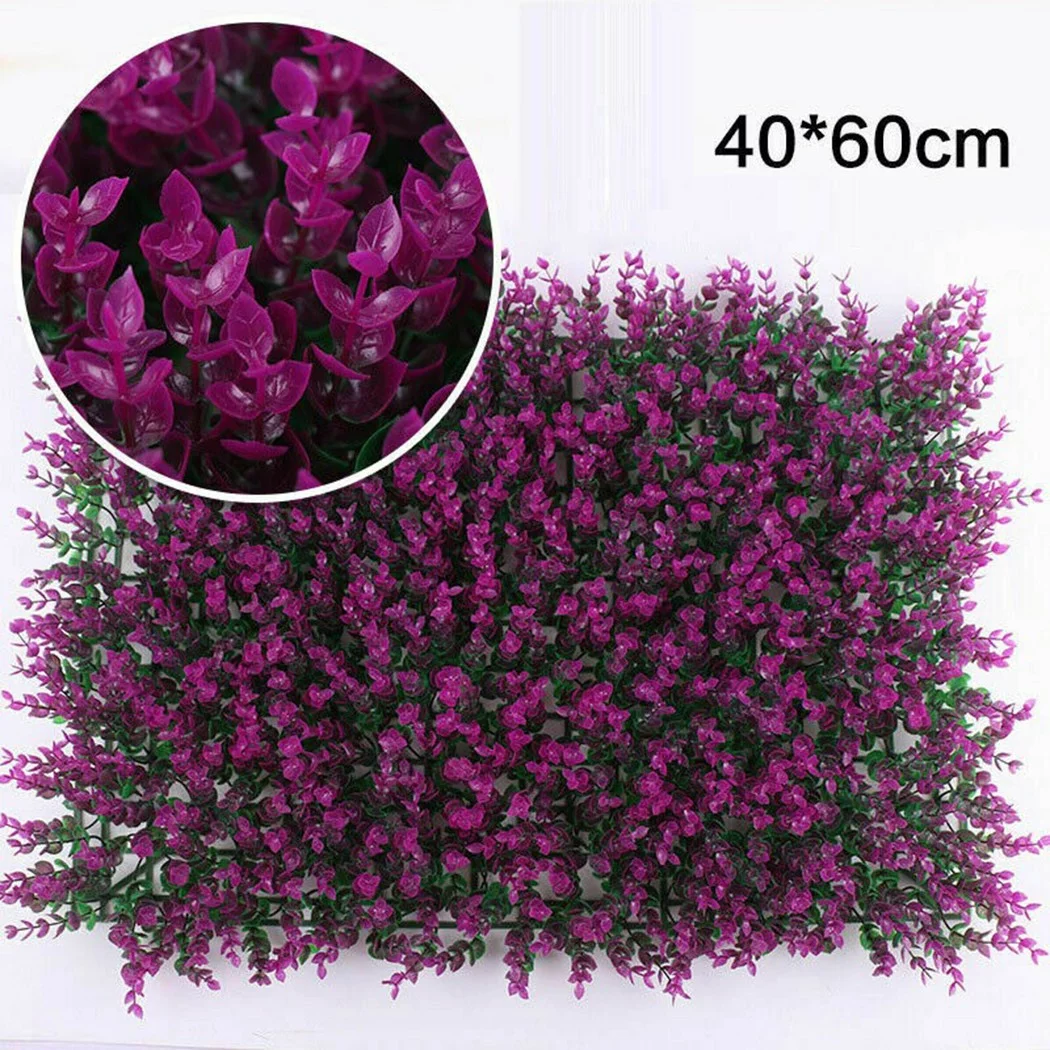 Artificial Mat Grass Lawns Wall Hedge Fence Foliage Panel Home Wedding Decor
