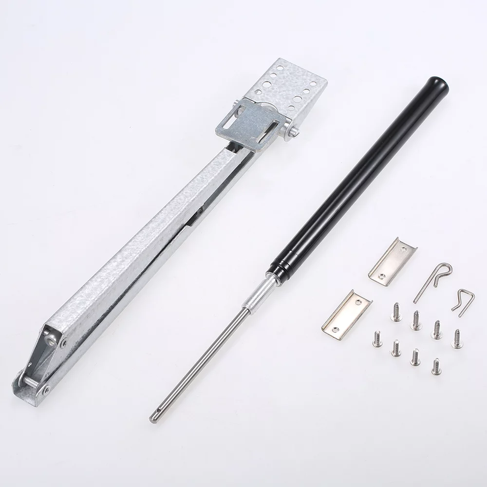 Walmeck Automatic Vent Opener Greenhouse Windows Opener Auto Vent Opener Temperature Sensitive Paint Spraying Iron Single Spring Vent Opener