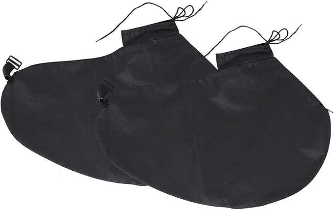 Surblue Replacement Collection Dump Bag for Ultra Blower Rake and Vacuum Leaf Blowers, Black, 2 PCS