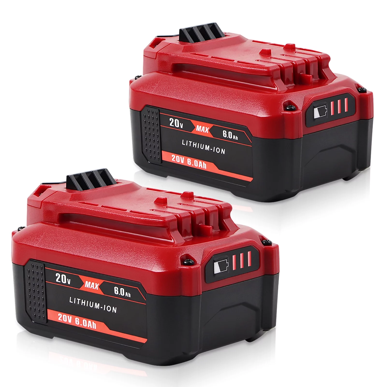 Jialitt 2PACK 20V 6.0Ah replacement battery for Craftsman V20 battery CMCB204 CMCB202 replace Craftsman battery CMCB204 CMCB202 CMCB204-2 CMCB202-2 Lithium Ion battery for V20 cordless power tool