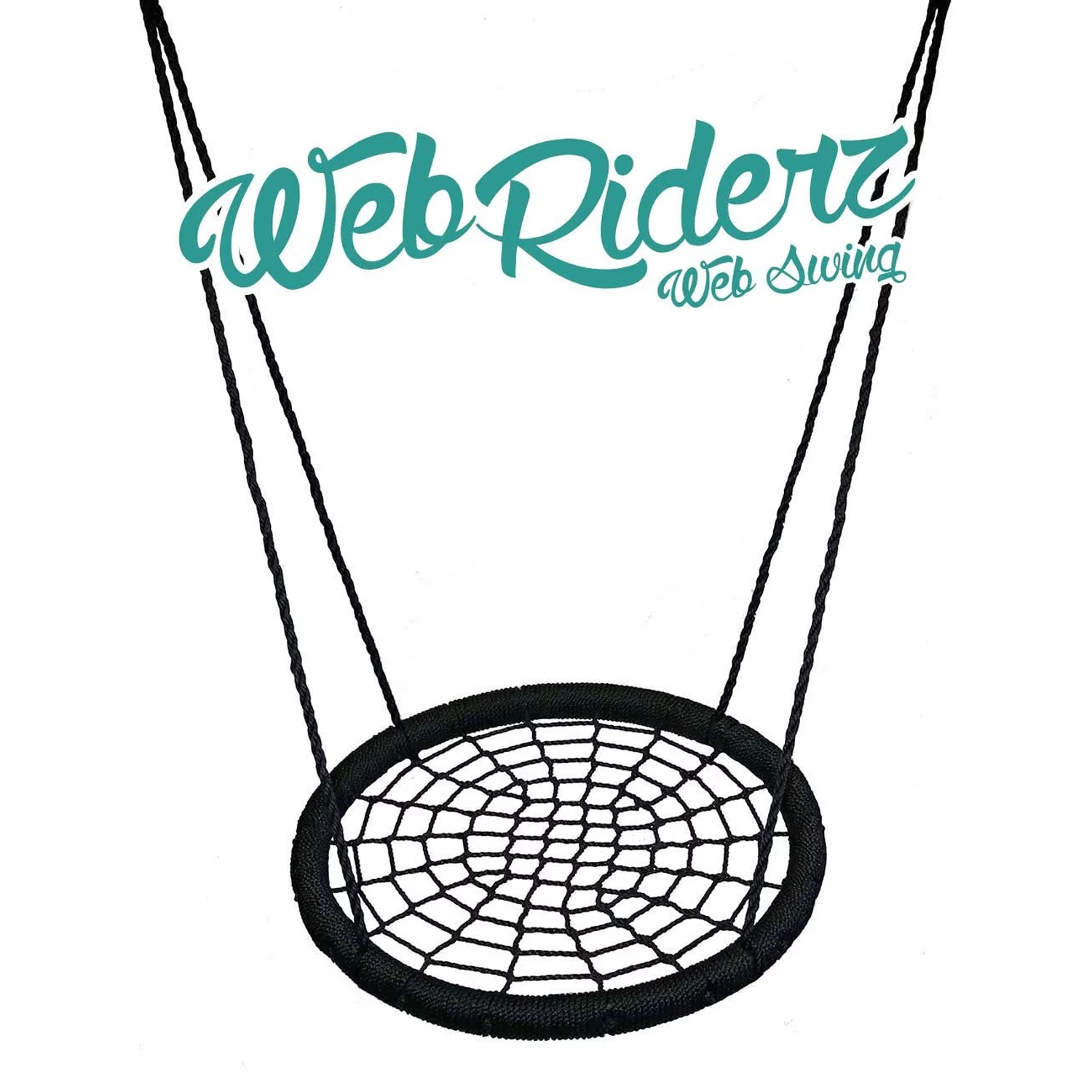 M & M Sales Enterprises Web Riderz Kids Adjustable Hanging Outdoor Rope Swing