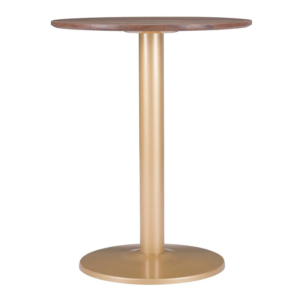 Alto Bistro Table, Brown & Gold, Belen Kox