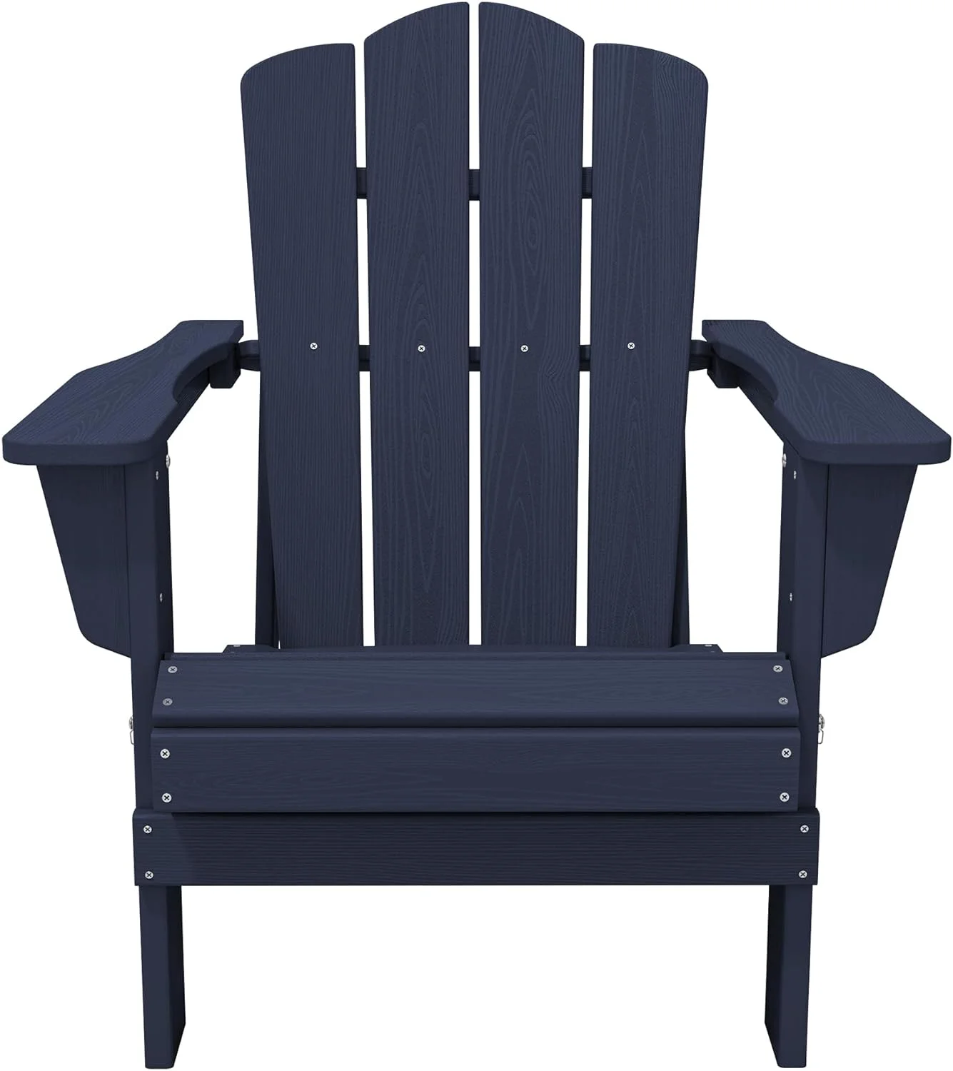 KINGYES Adirondack Chair, Folding Design, Navy