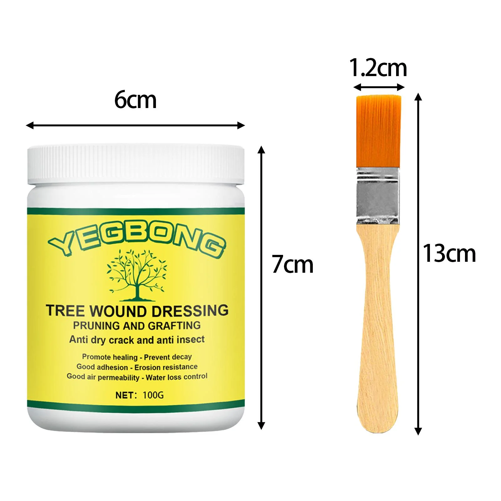 oshhnii Bonsai Pruning Grafting Sealant Fruit Trees Tool Tree Wound Sealer