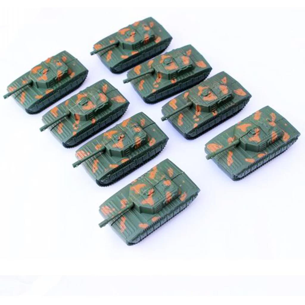 158pcs 5cm Men Soldiers Tank Miliatry Set Toy Figures Model Playset