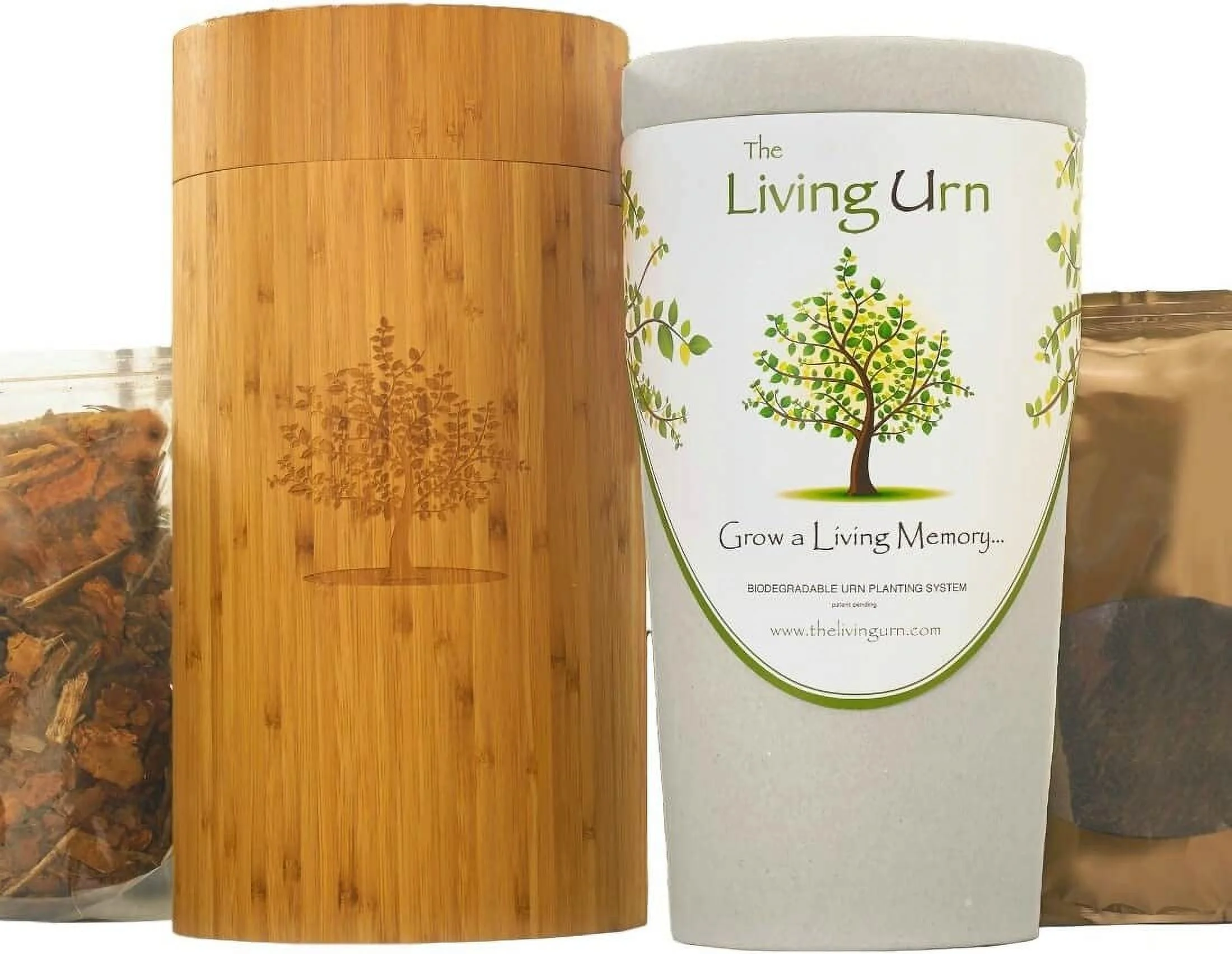 The Living Urn BioUrn and Planting System. Grow a Living Memory Tree, Plant, or Flowers from a Person's Ashes. 100% Biodegradable (This Version Does not Come with a Tree Seedling)