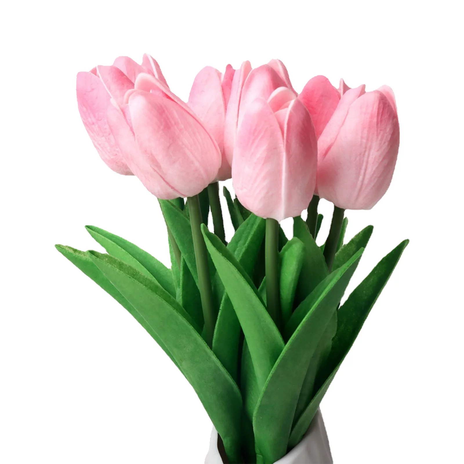 LKWLPD Outdoor Fake Flowers Mini Pu Flower Flower Party Home Decoration Flower Floral Bouquet Fireplace Decor Pink