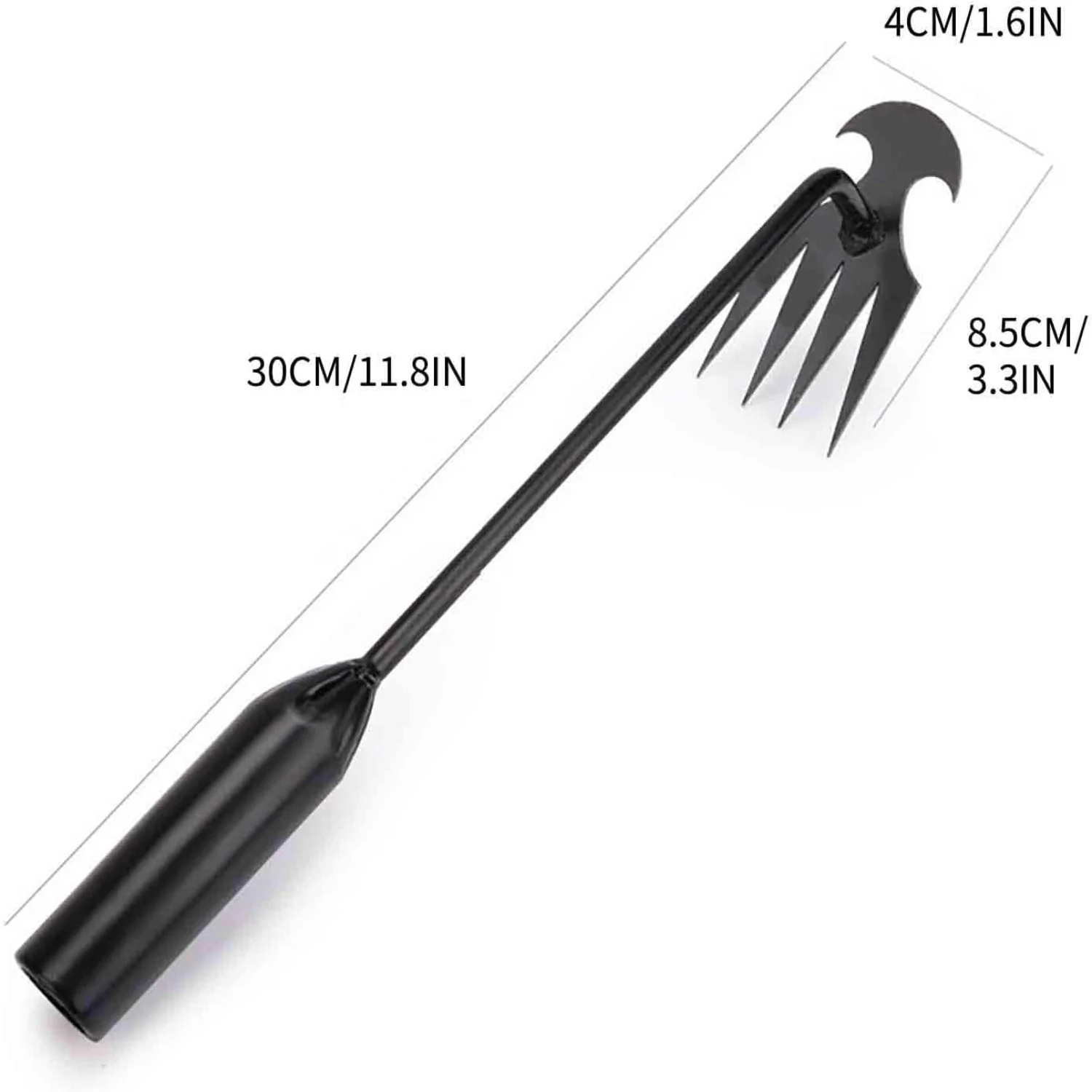 Innovative and high-quality 2PCS Essential Weeding Artifact - Durable Hand Weeder Tool Crafted from Strong Manganese Steel 4-Teeth Weed Puller  Multi-functional for Gardening  Yard  and F