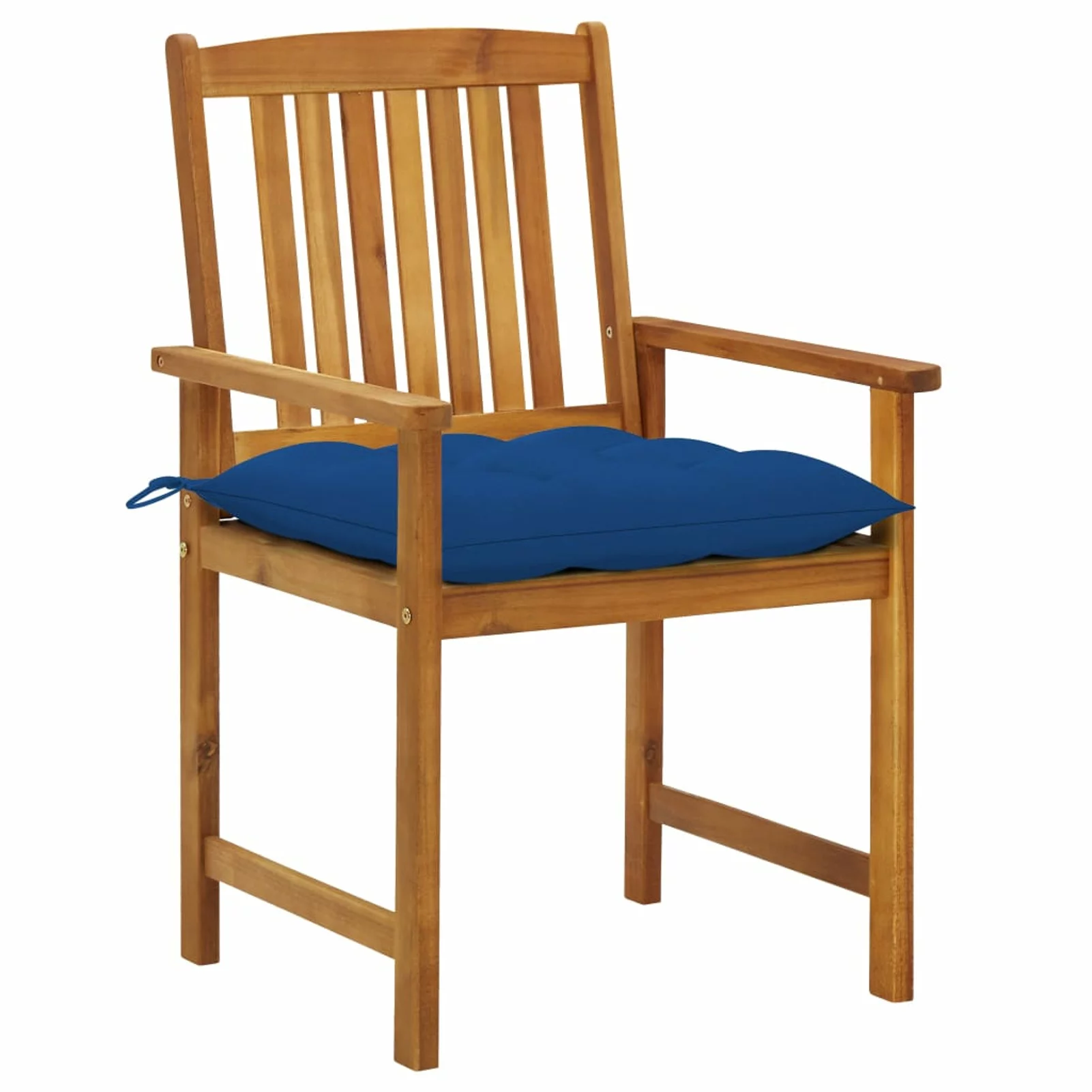 Aibecy Patio Chairs with Cushions 4 pcs Solid Acacia Wood