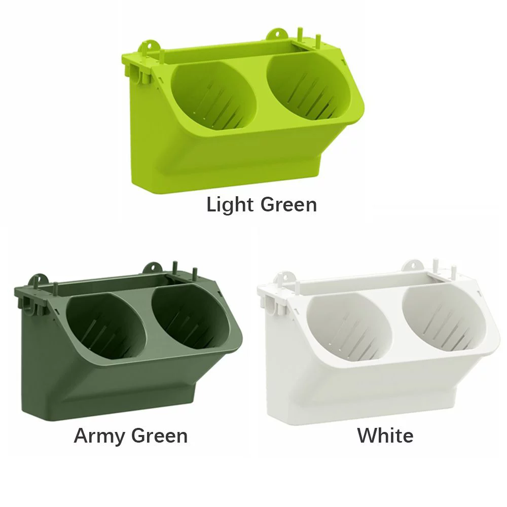 Vertical Stackable Garden Succulents Self Watering Plant Container Flower Pot Wall Hanging Planter LIGHT GREEN