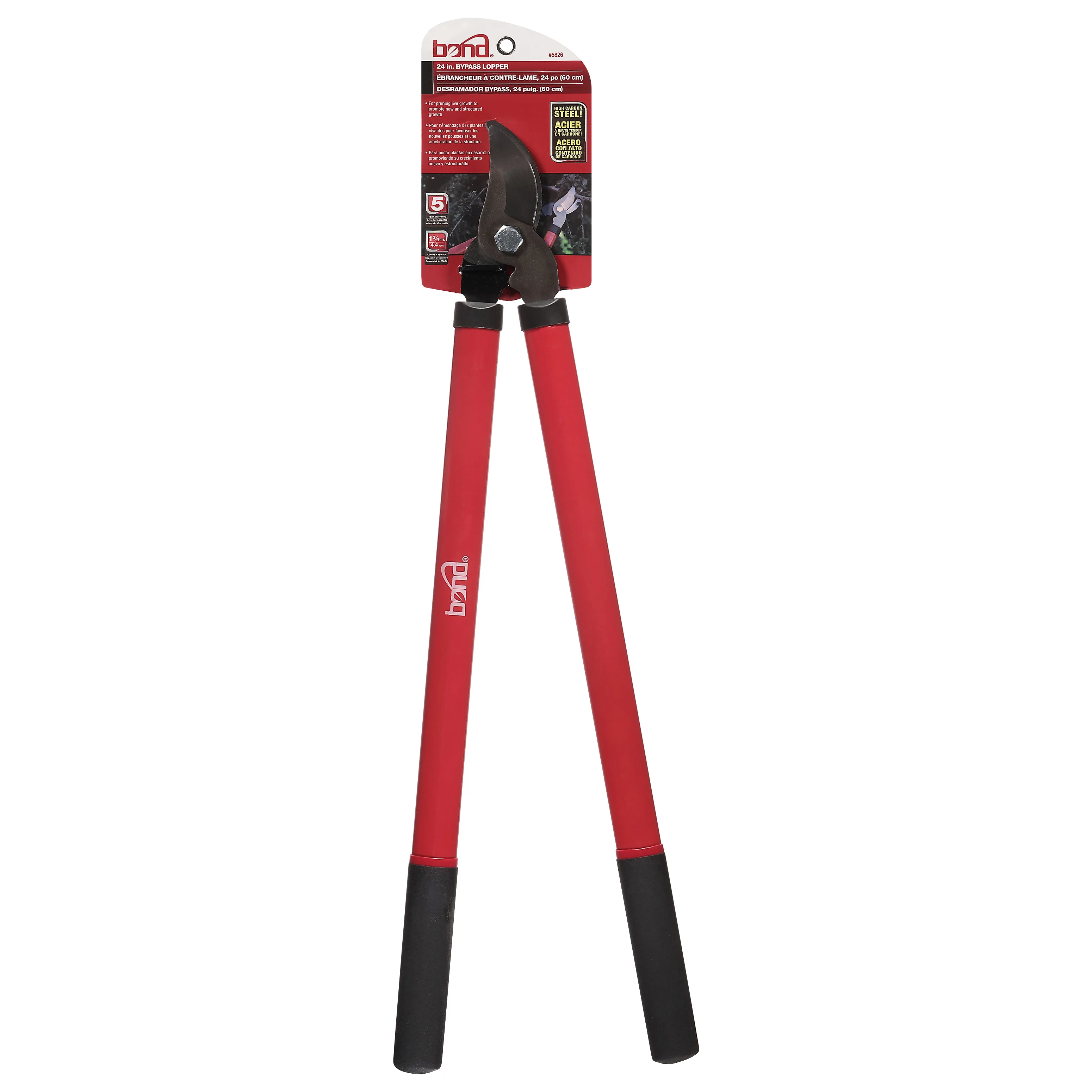 TopDawg 38658 24 in. Bypass Lopper, Red