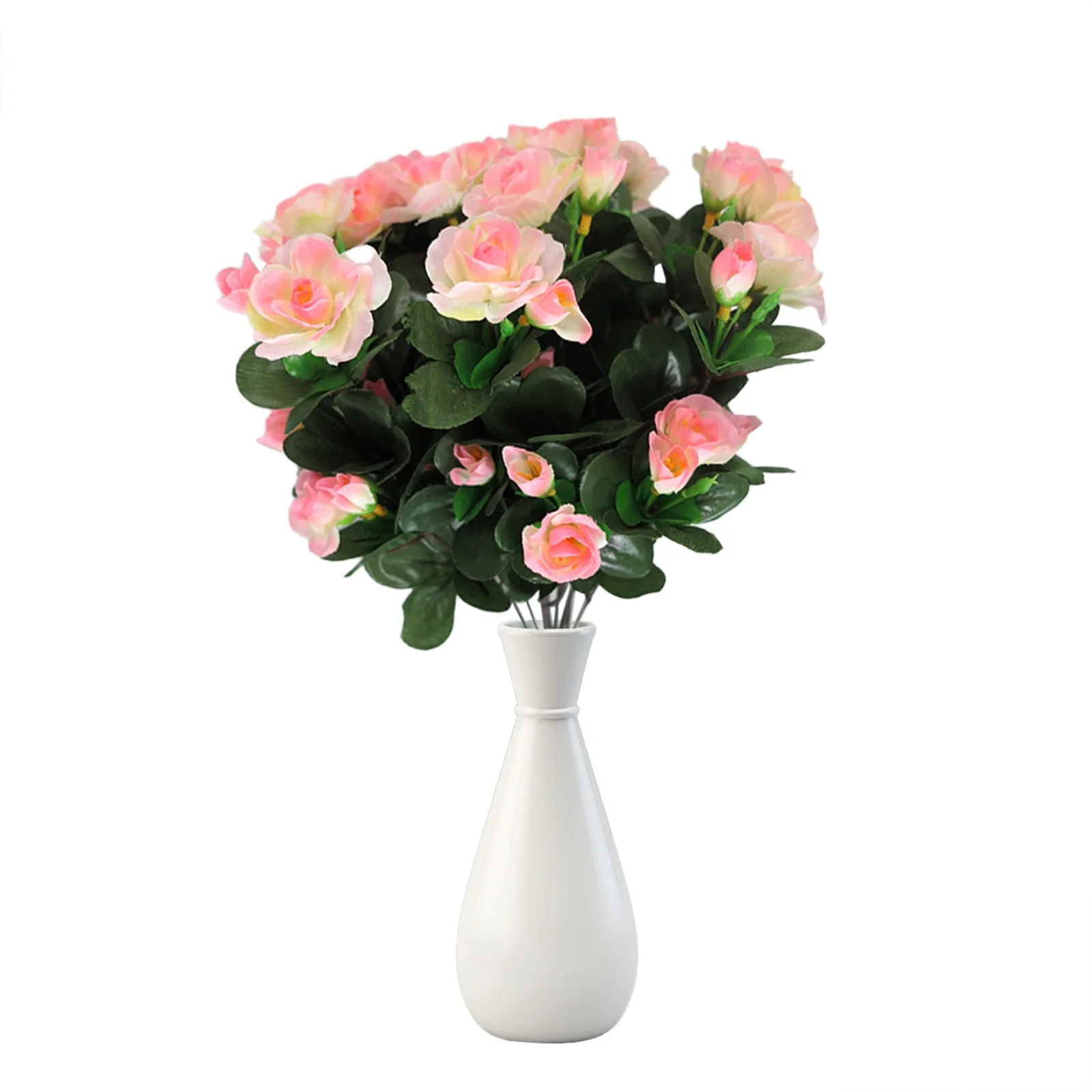Azaleas High Imitation Flower Bouquet Peony Decorative Home Furnishings Artificial Flower Pot