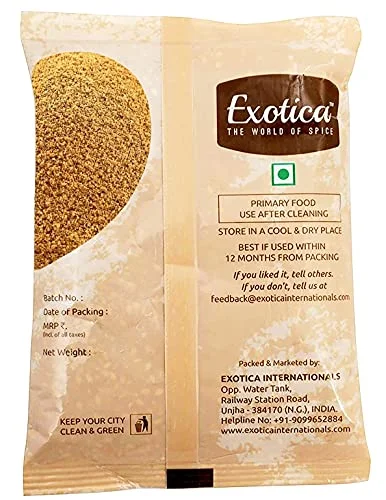 Exotica Fresh Natural Dried Fenugreek Powder | Methi Dana Powder | Indian Spices & Masala (400 Grams)