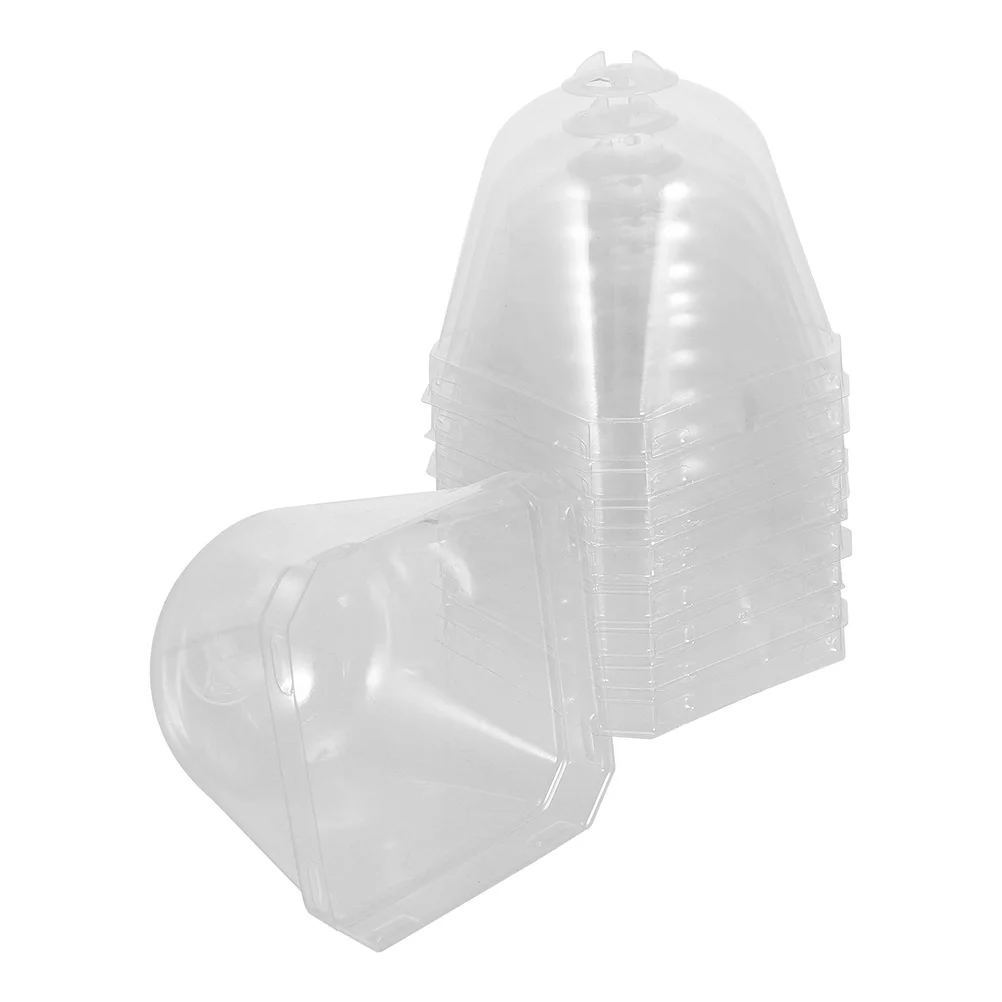 Qumonin House Plants Cloche Dome Bell Covers Mini Greenhouse (10pcs)