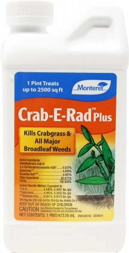 Monterey Crab-E-Rad Plus Crabgrass Killer Liquid Concentrate, 16 Ounces