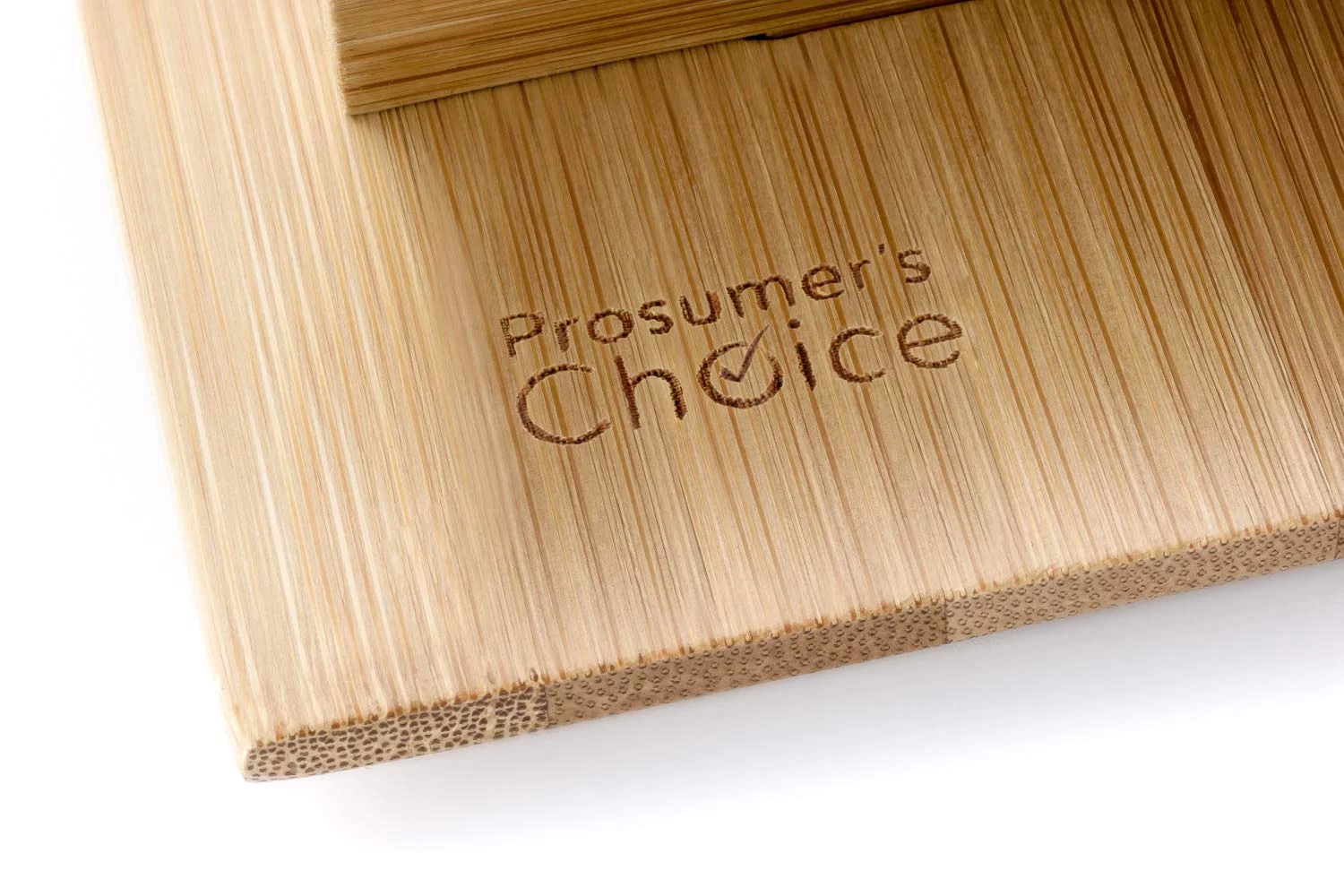prosumer's choice bamboo mobile charging station w/ cable cubby