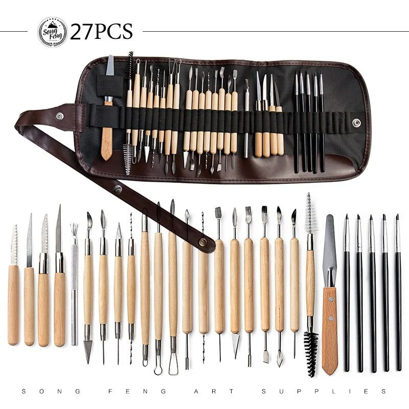 Clay Tools Pottery Tools Clay Sculpting Tools for Kids Polymer Clay Tools Kit Ceramic Tools for DIY Handcraft Modeling Clay Carving Tools Set