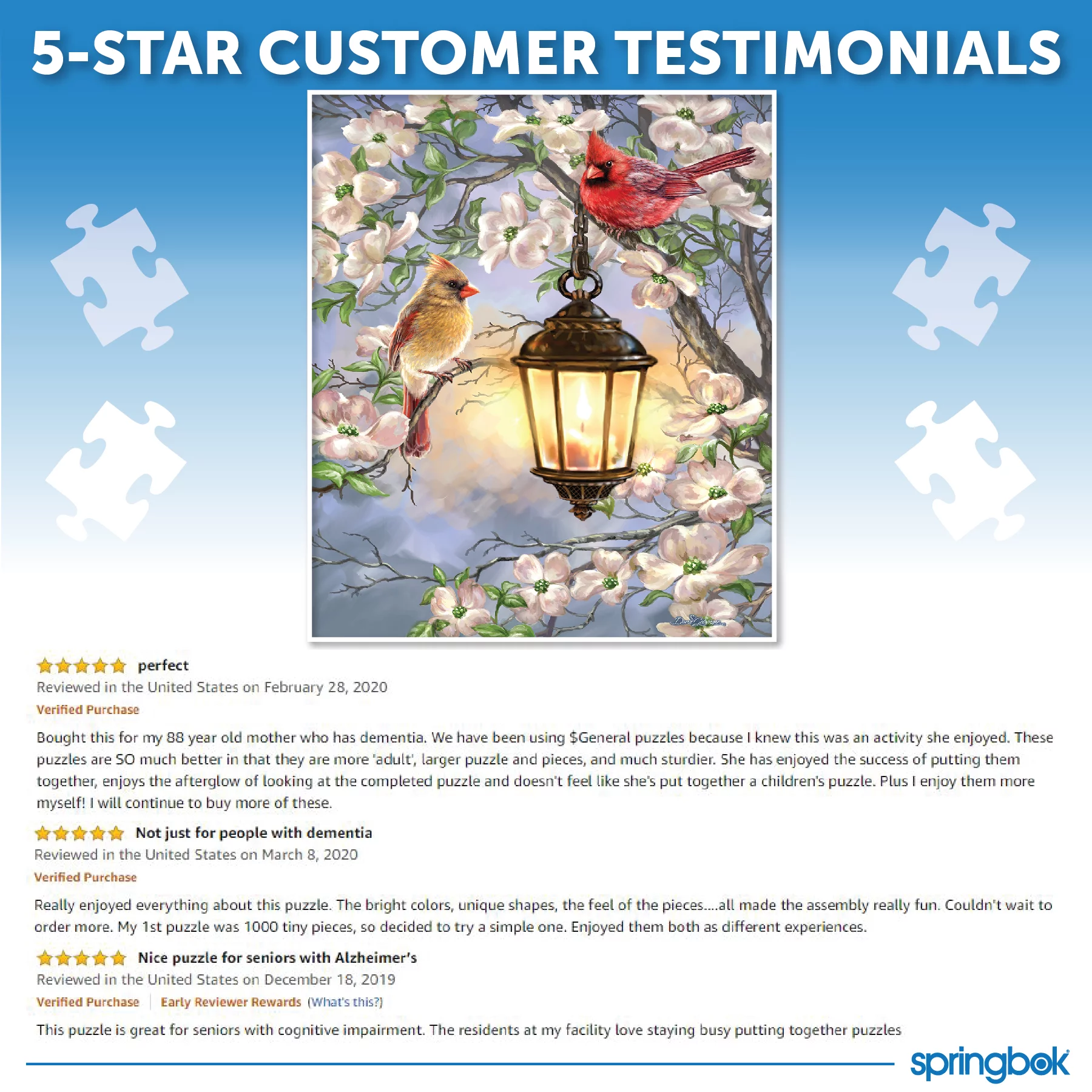 Springbok Spring Lantern Puzzle, Entertainment, Multi-Grade (43-30512)